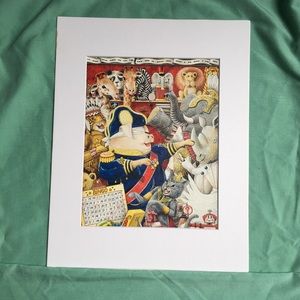 Animals party game matted art blind mans bluff